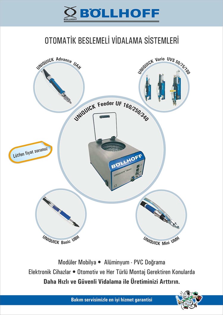 Böllhoff Otomatik Beslemeli Vidalama Makineleri